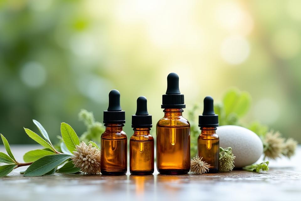 Huiles essentielles biologiques pour aromathérapie