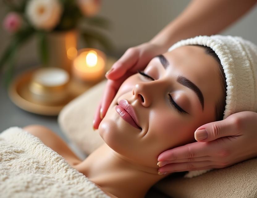 Soin visage anti-âge haut de gamme